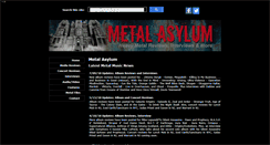 Desktop Screenshot of metalasylum.net